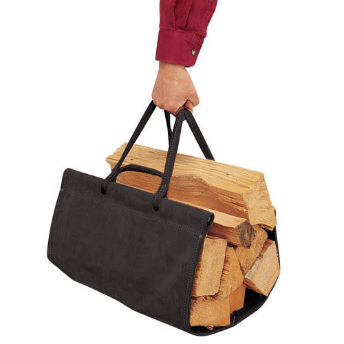 ~Suede Wood Carrier